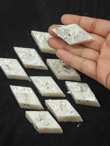 Silver Slice Festive Candle