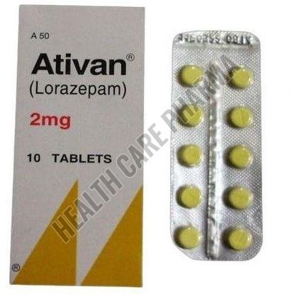 Ativan 2mg Lorazepam Tablet