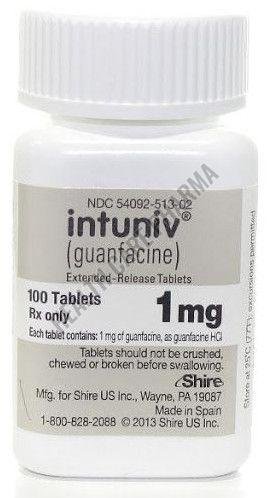 Intuniv 1mg Guanfacine Tablet