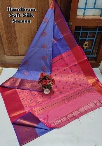 Traditional Handloom Soft Silk Saree