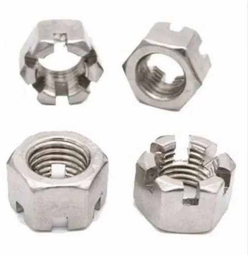Mild Steel Slotted Nut