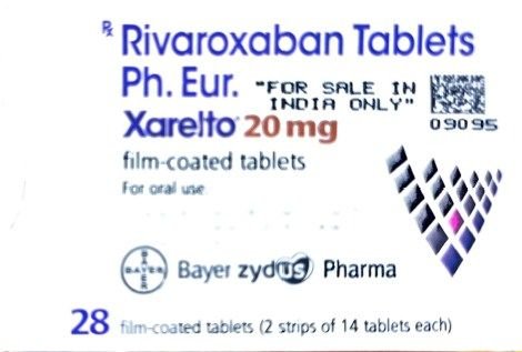 Xarelto Rivaroxaban 20mg Tablets