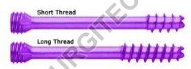 2.4mm Headless Compression Screws