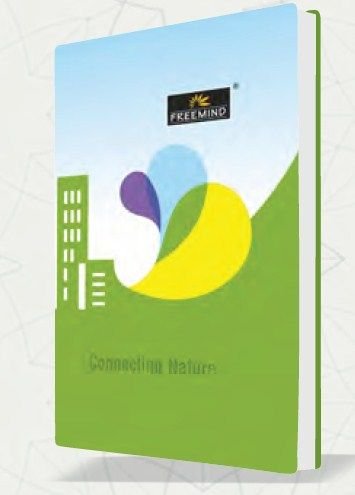 Connecting Nature 160 Pages Compact Hardbound Notebook
