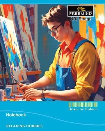 Draw on Colour Theme 212 Pages School Notebook