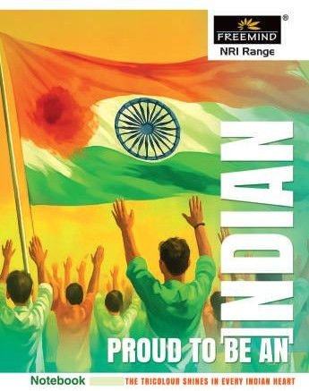 Indian Theme 164 Pages Center Staple Soft Cover School Notebook