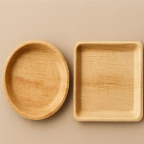 10 Inch Round 3 Compartment Areca Leaf Plate