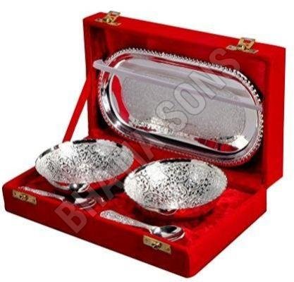 Silver Plated Bowl Gift Set