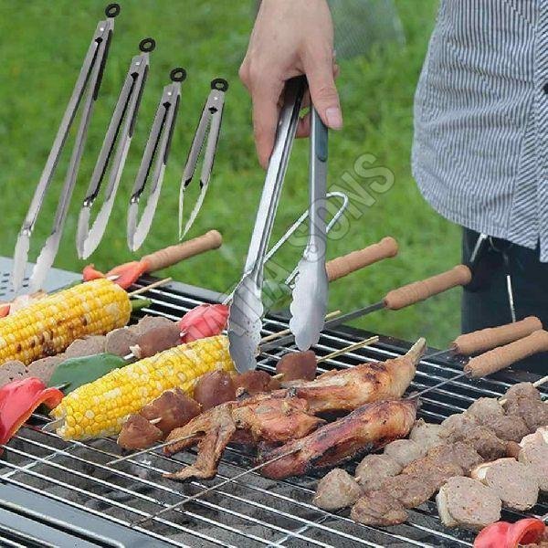 Stainless Steel BBQ Tongs