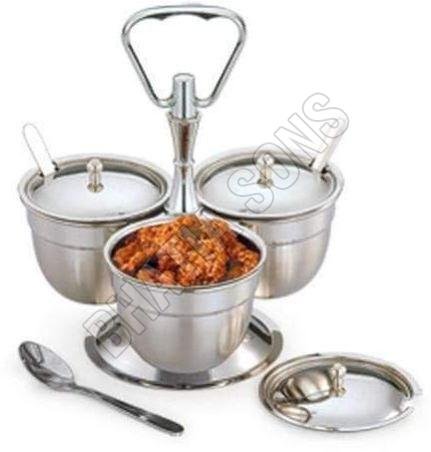 Stainless Steel Revolving Pickle Stand