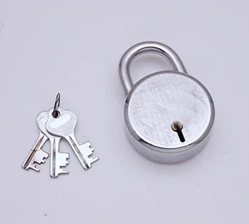Stainless Steel Round Padlock