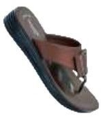 Cherry Brown Ladies PU Slippers