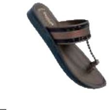 Era Brown Ladies PU Slippers