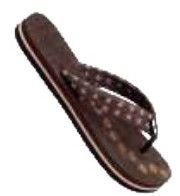 Fancy Brown Comfort Ladies Slippers
