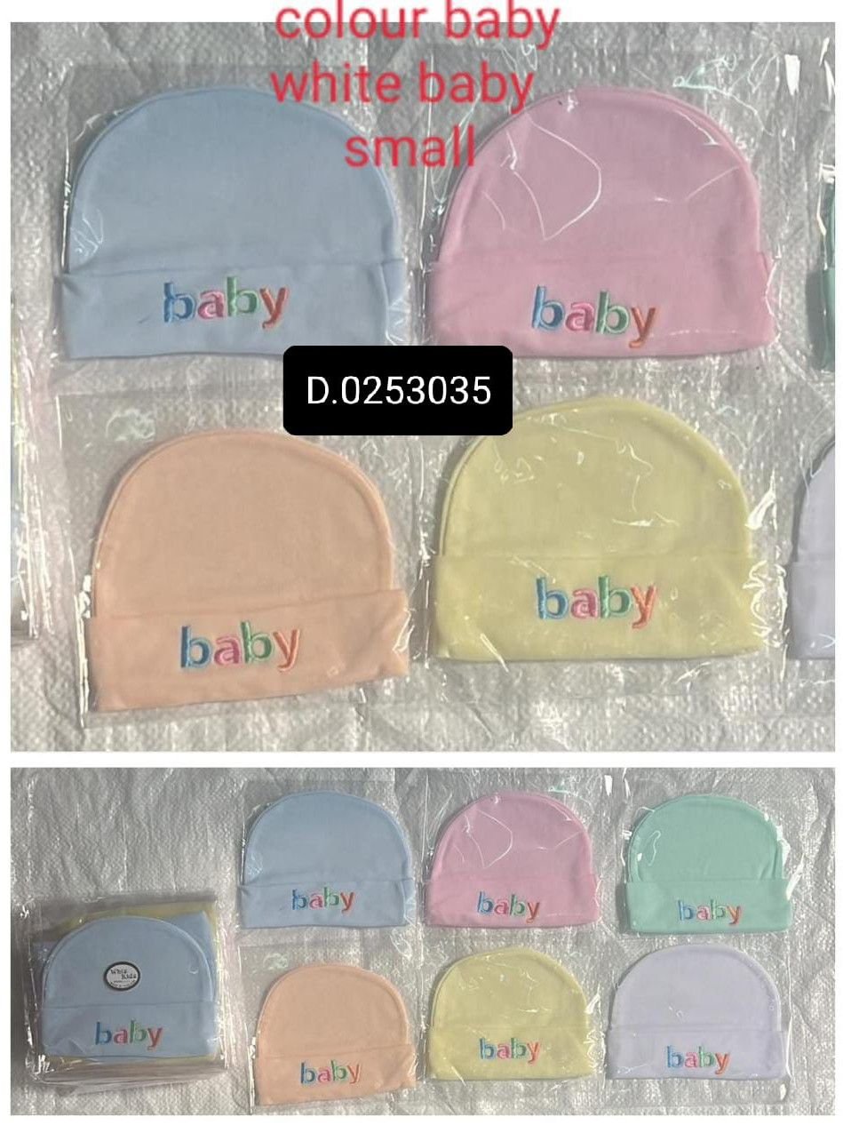 Navy Zone Newborn Baby Plain Cap