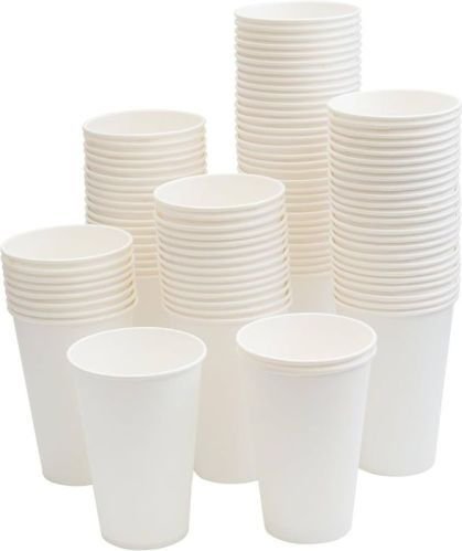 350 Ml White Paper Cups