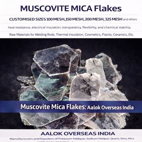 Muscovit Mica Flakes