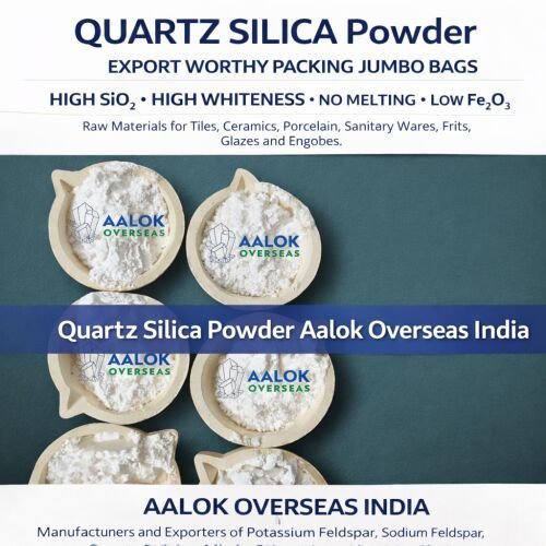 Snow White Quartz Powder