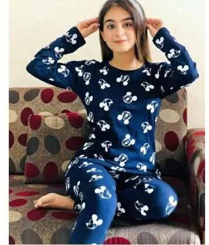 Cotton Girls Full Sleeve Night Suit