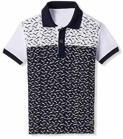 Men Printed Collar T Shirt