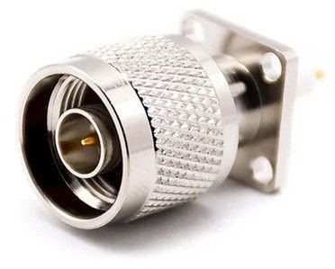 N Male Square Panel Connector