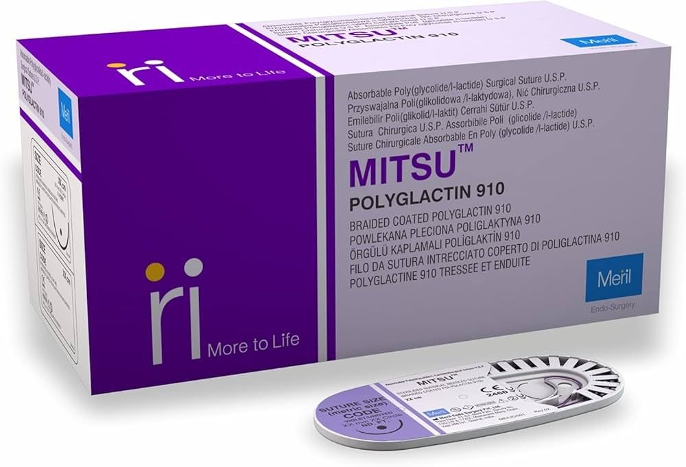 Vicryl  2347 NO.1 90 Cm.  Round Body Surgical Suture