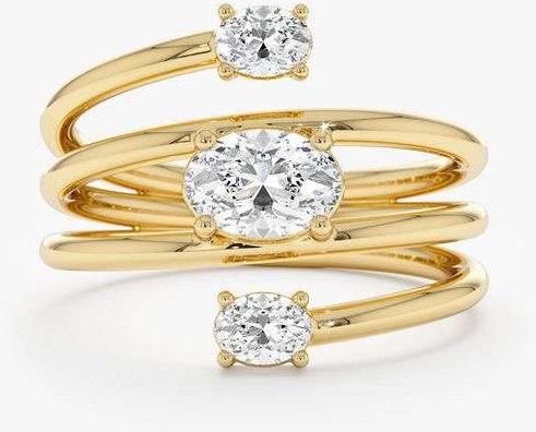Lab Grown Diamond Coil Ring
