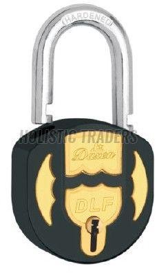Daxen Dlf Black & Golden Push Lock Designer Security Padlock