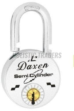 Daxen Semi Cylinder Push Lock Heavy Duty Security Padlock