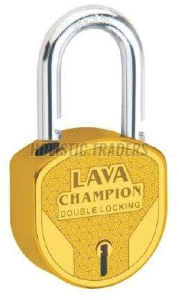 Lava Champion Brass Double Locking Premium Security Padlock