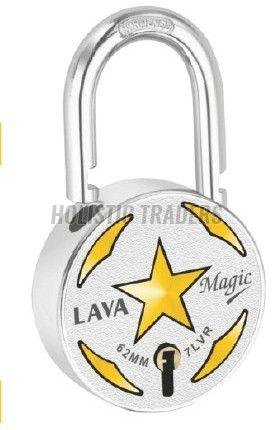 Lava Magic Star Design Double Locking Security Padlock