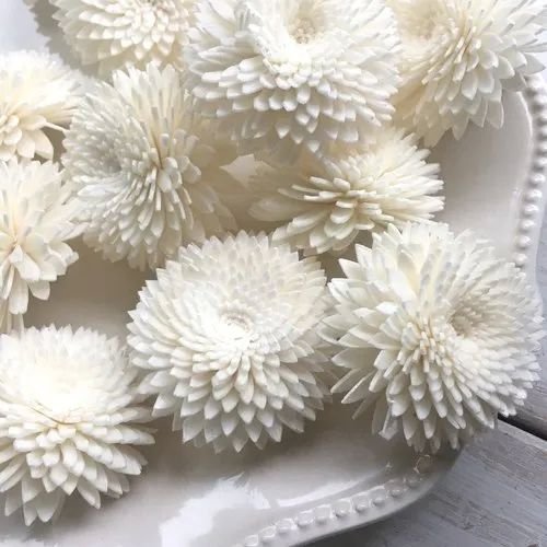 White Artificial Sun Flower