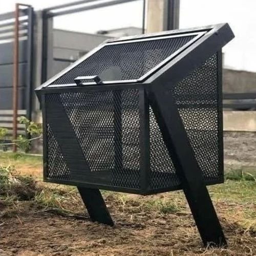 Iron Wire Mesh Waste Bin