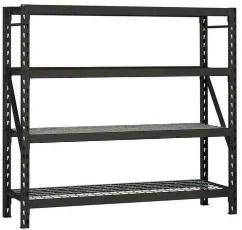 Mild Steel 4 Shelves Slotted Rack