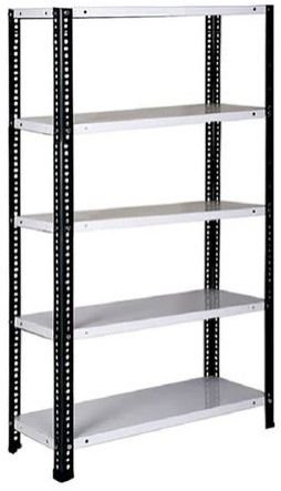 Mild Steel 5 Shelves Slotted Rack