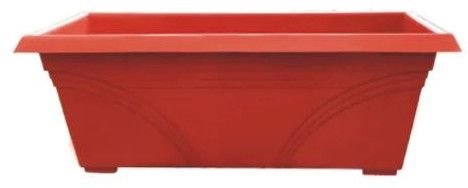 17 Inch Rectangle Red Window Planter