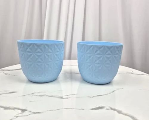 Blue Verona Flower Pot