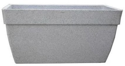 Grey Rectangular Barca Planter