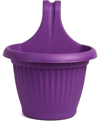 Purple Plastic Bello Hook Pot Planter