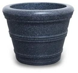 Round Avenue Plastic Planter