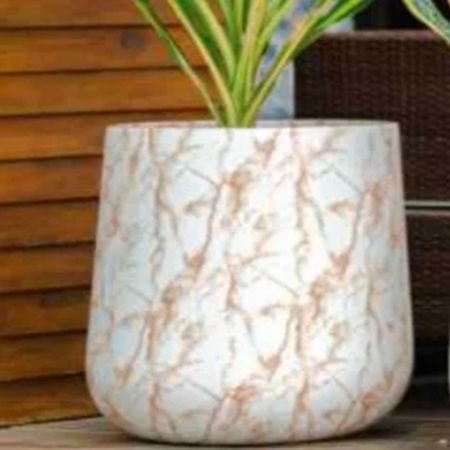 Round Italian Finish Flower Pot