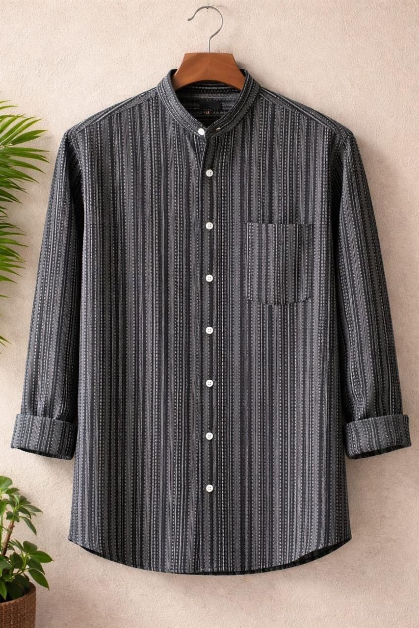 Black Men Premium Cotton Shirts