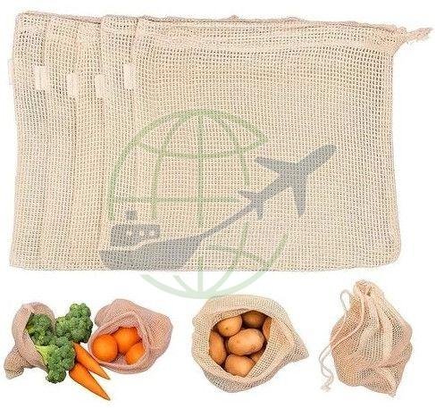 Cotton Mesh Produce Bags
