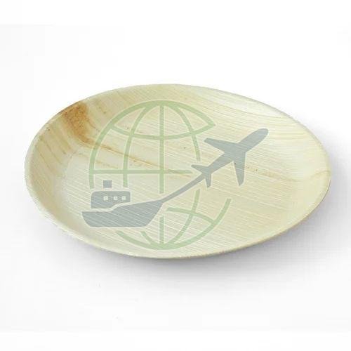 Palm Leaf Round Plate