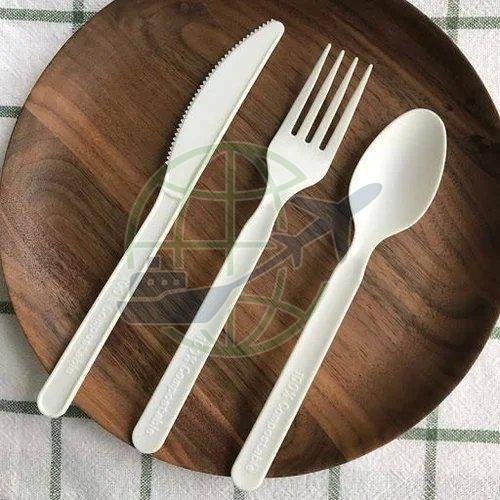 Pla Cornstarch Disposable Cutlery