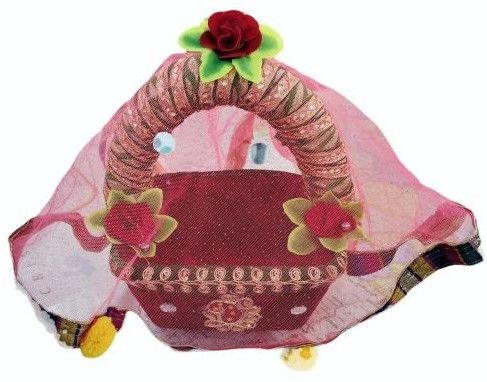 Decorative Handicraft Pooja Basket for Thakur Ji