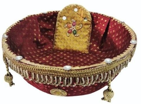 Designer Fancy Round Basket for Pooja