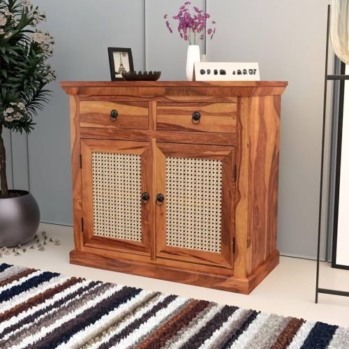 Acacia Wooden Office Storage Cabinet