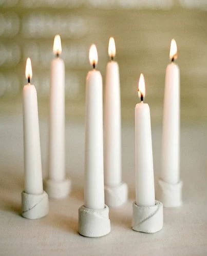 Regular White Wax Candles