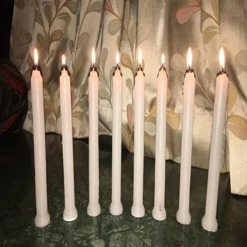 White Regular Plain Candle